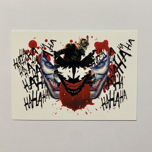 THE BATMAN WHO LAUGHS Joker Batman Premium Artist Print COMIC ART Card