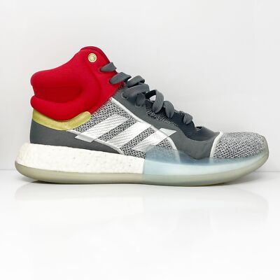 

Adidas Mens Marquee Boost Mid EF2258 Серые баскетбольные кроссовки Размер 10,5, Серый, Marquee Boost Mid