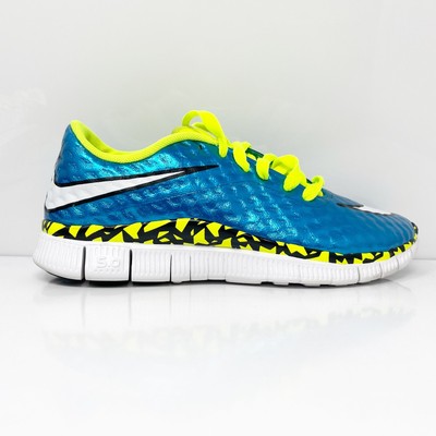 Nike Boys Free Hypervenom 705390-401 Синие кроссовки для бега Размер 4Y