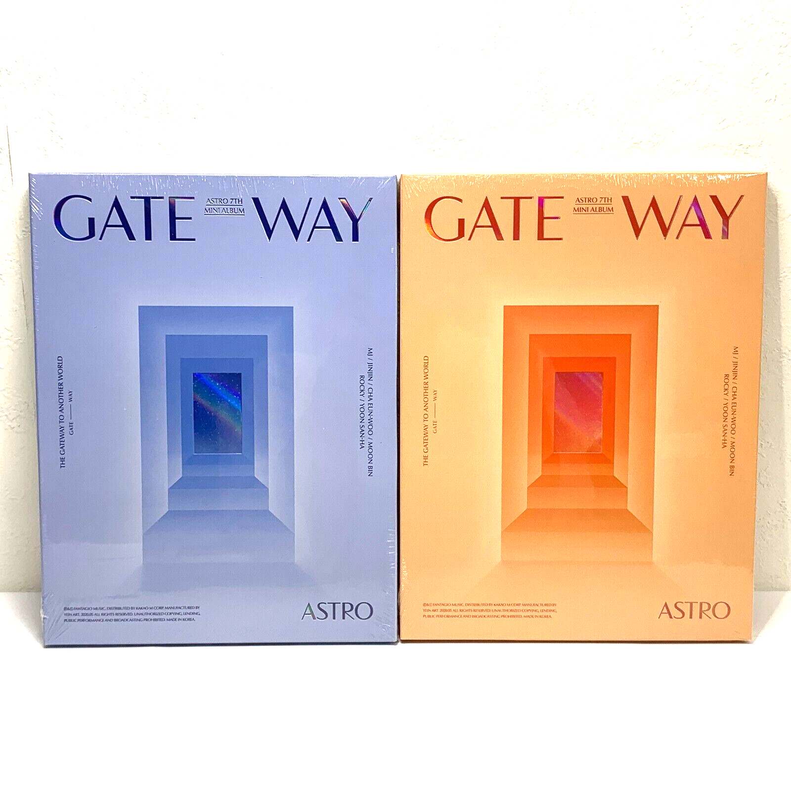 ASTRO Gateway 7th Mini Album TIME TRAVELER& ANOTHER WORLD 2 set