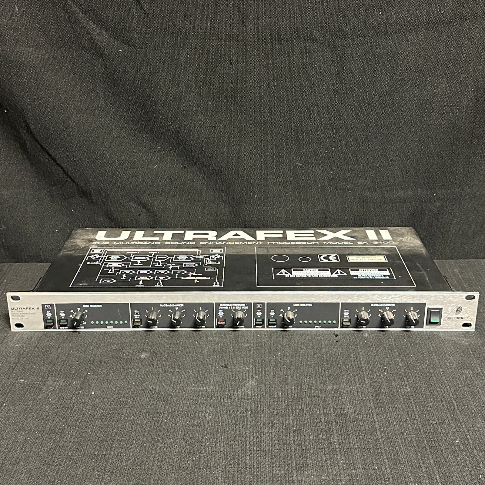 【即決】BEHRINGER ベリンガー / ULTRAFEX PRO EX3200 / マルチバンド エンハンサー / 電源ケーブル 取扱説明書付 / 現状渡し Behringer EX3200 Ultrafex Pro ⋆ CUE Sale
