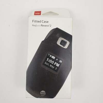 Verizon Leather Fitted Case LG Revere 2 VN150/VN150s Black LGVN150CAS
