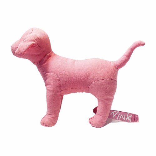 pink stuffed animal dog