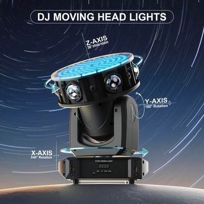 Beam 3-Axis 150W Moving Head Light Stage Lighting Effect DMX-512 for Disco Bar