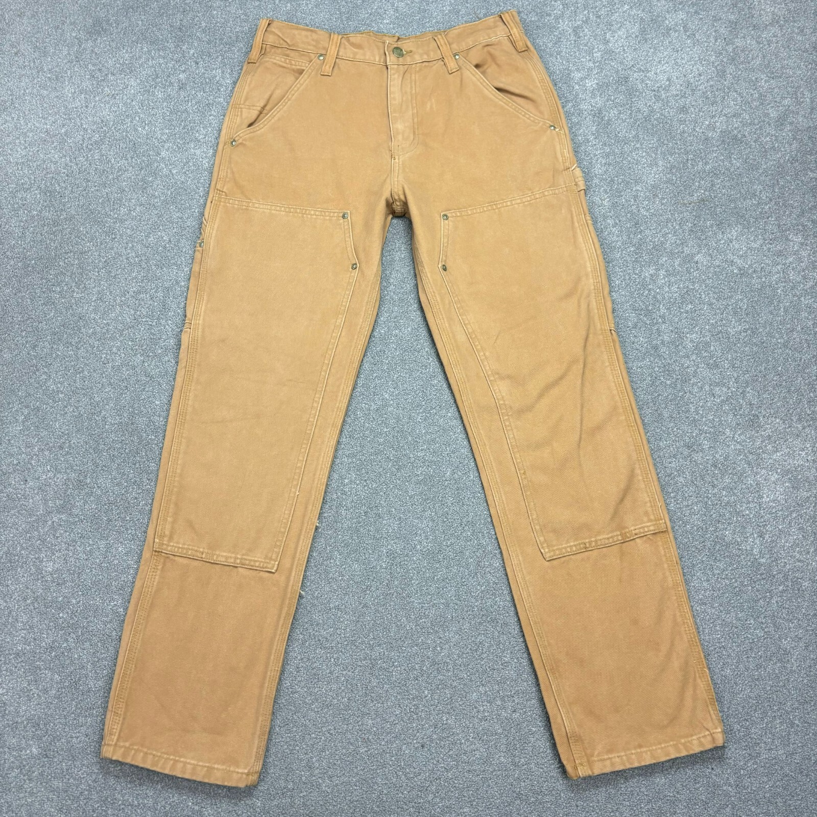 Carhartt Trousers Adult 32x30 Brown Double Knee Carpenter