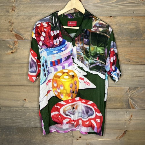 Supreme Casino Rayon Shirt 18AW black | loneoakpoint.com