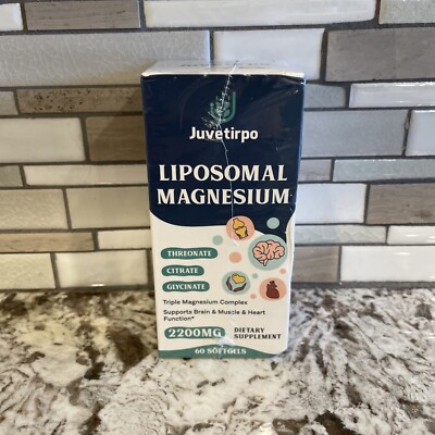 Liposomal Magnesium Complex 2200MG Softgels, 60 Count - EX 08/27