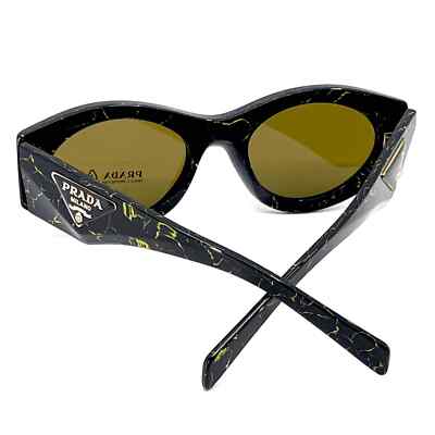 Pre-owned Prada Sunglasses Spr20z 19d-01t Authentic In Green