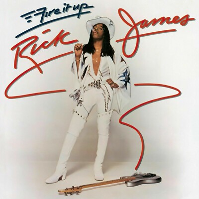 RICK JAMES Fire it Up '' ALBUM COVER POSTER 12''X12'' free shipping
