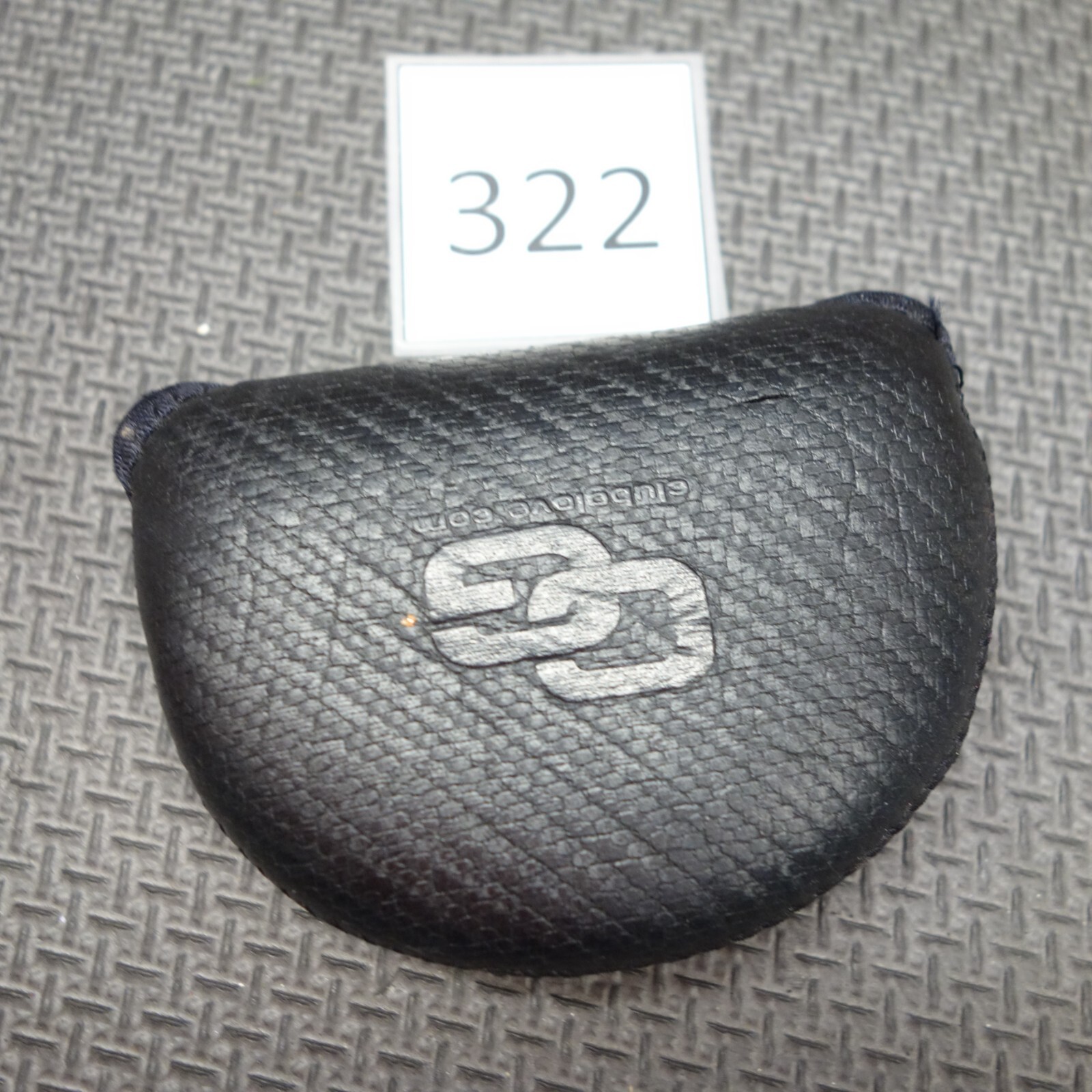Club glove mallet putter head cover black fast shipping 230307 A3