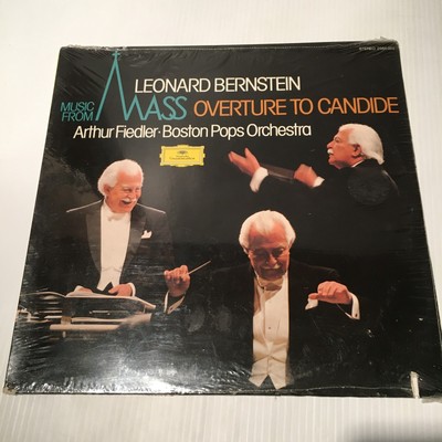 LEONARD BERNSTEIN FIEDLER Music From Mass Overture To Candide LP NEW SEALED