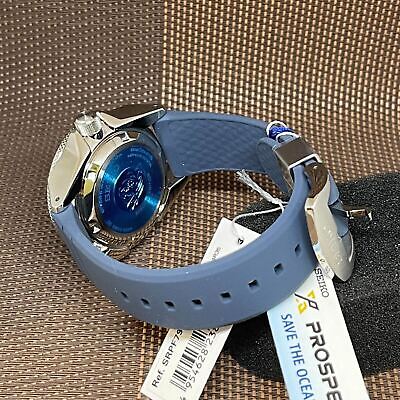 Pre-owned Seiko Prospex Srpf79k1 Blue King Samurai Save The Ocean Edition Men Sport Watch