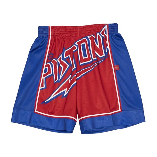 

МОДНЫЕ ШОРТЫ NBA MITCHELL - NESS DETROIT PISTONS, Red/blue