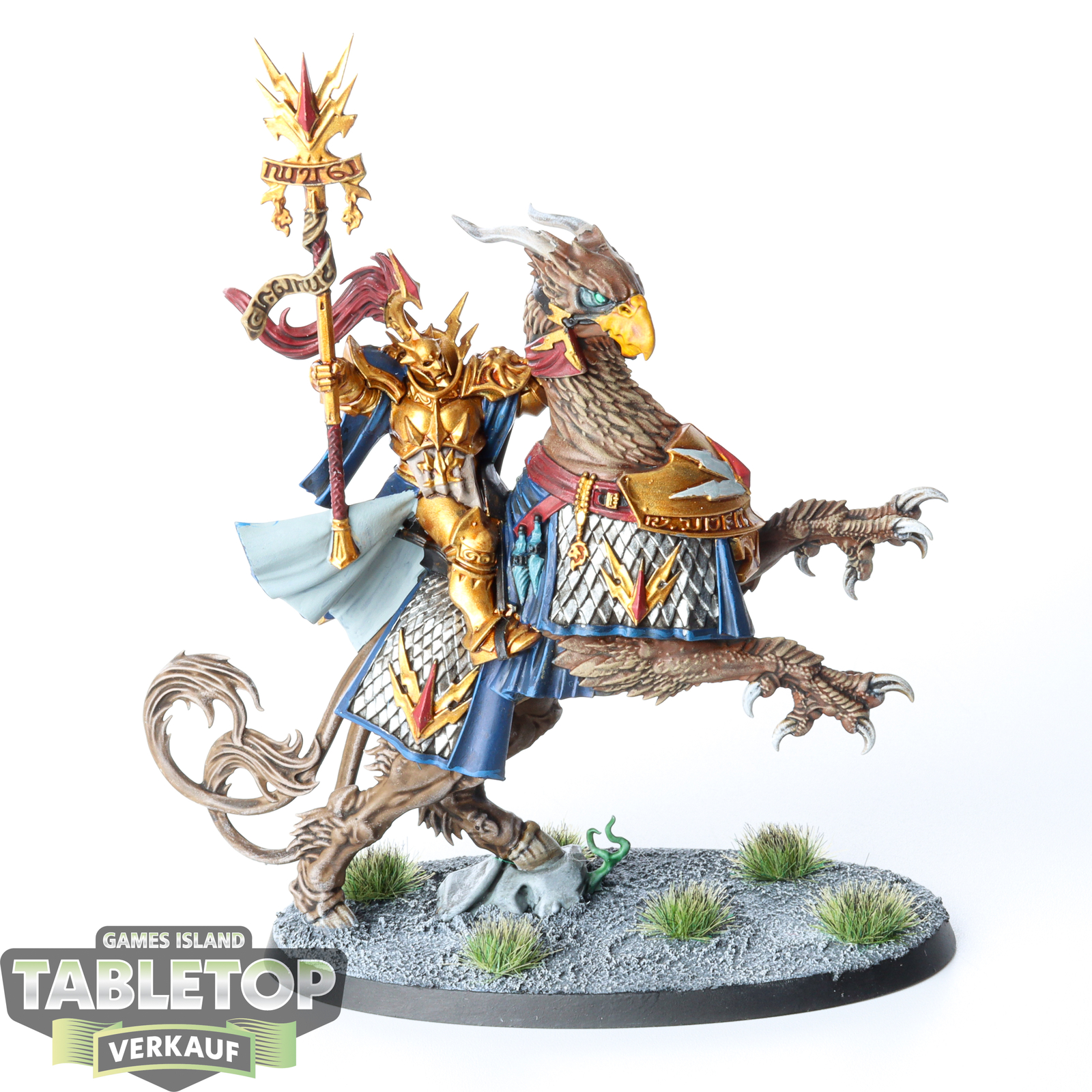 Stormcast Eternals - Lord-Arcanum on Gryph-charger - bemalt