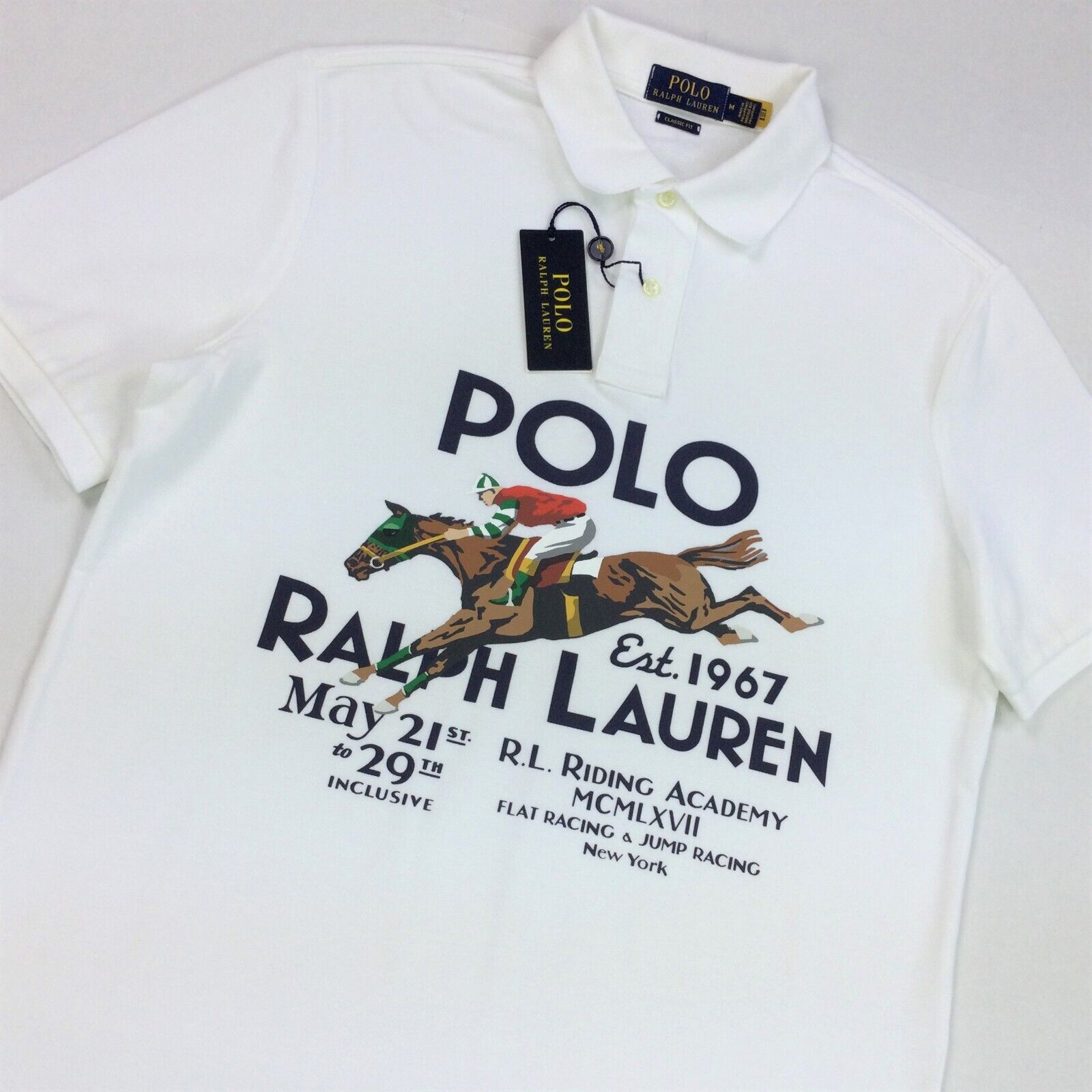 Polo Ralph Lauren VTG Classic Horse Riding Academy Graphic Polo Ralph Lauren VTG Classic Horse Riding Academy Graphic