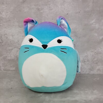 Squishmallow Vickie the Fox Pink Blue 8 '' Plush Stuffed Animal Pillow