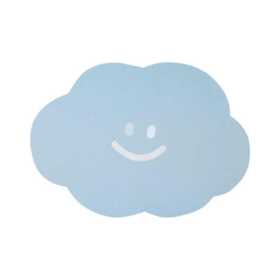 Mouse Pad Cute Cloud Mouse Pads Small Waterproof PVC Mousepad, Non-Slip