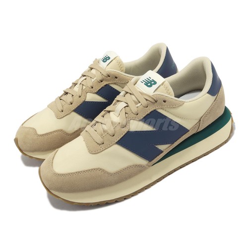 

New Balance 237 NB Коричневая темно-синяя замшевая мужская повседневная обувь унисекс для образа жизни MS237CN-D, Коричневый, 237