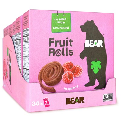 - Fruit Rolls - Raspberry - PINK, 0.7 Ounce (Pack of 30) (TRTAZ11A)