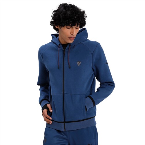 

[596119-05] Мужская спортивная куртка Puma FERRARI с капюшоном, Синий