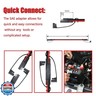 Magiktech 1.6/3.3/6.5/13/25/50 FT SAE to SAE Extension Cable 14AWG,SAE Adapter Cable,SAE Ports Wire for Solar Panel Battery Automotive RV Camp Trailer Tractor (1.6FT/0.5M)