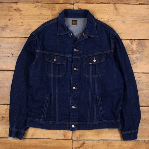 80’s vintage USA製 Lee denim jacket 220J 80S Usa Made Lee 220J Denim Jacket G Men M Vintage JPN Anime