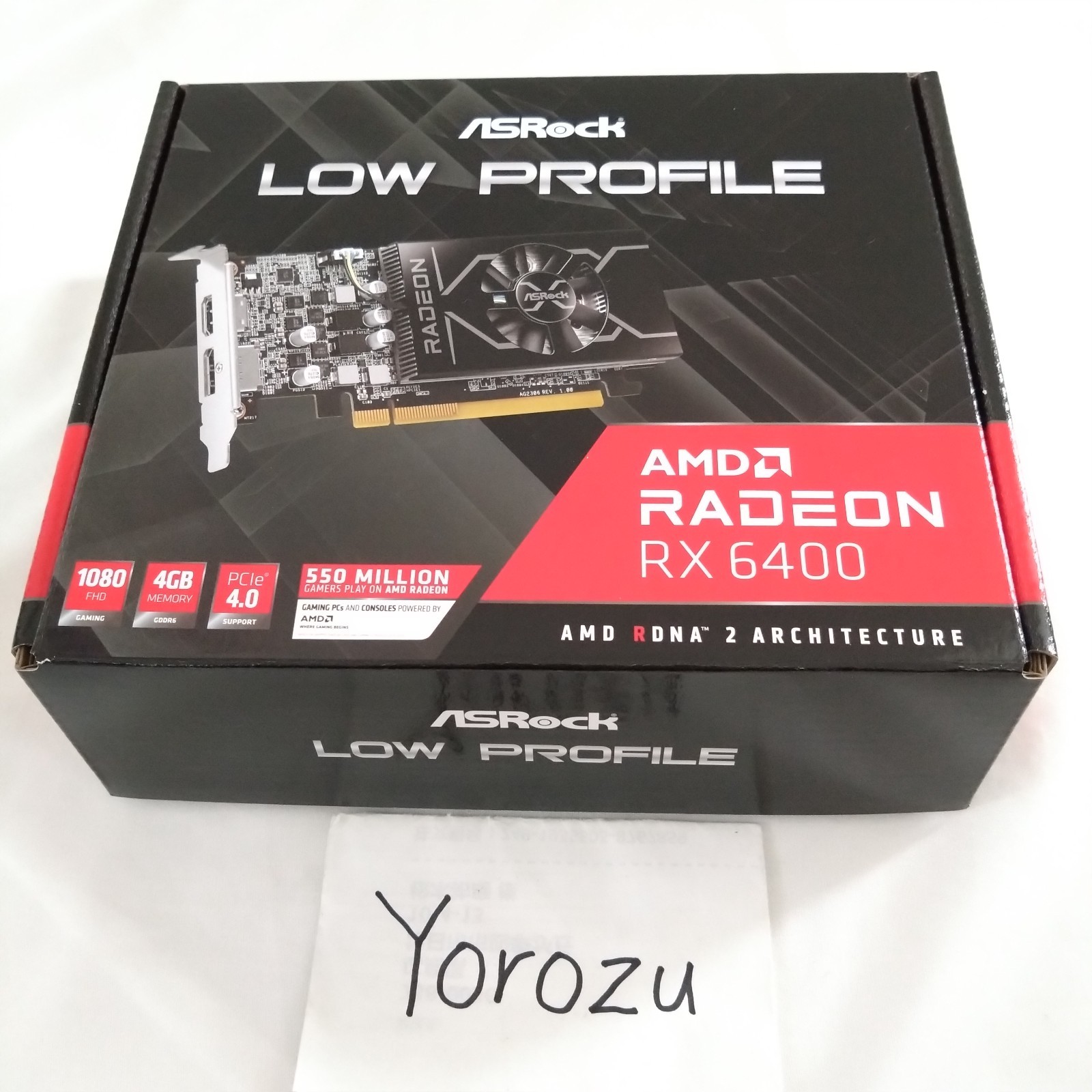 New ASRock AMD Radeon RX 6400 Low Profile 4GB Graphics Card