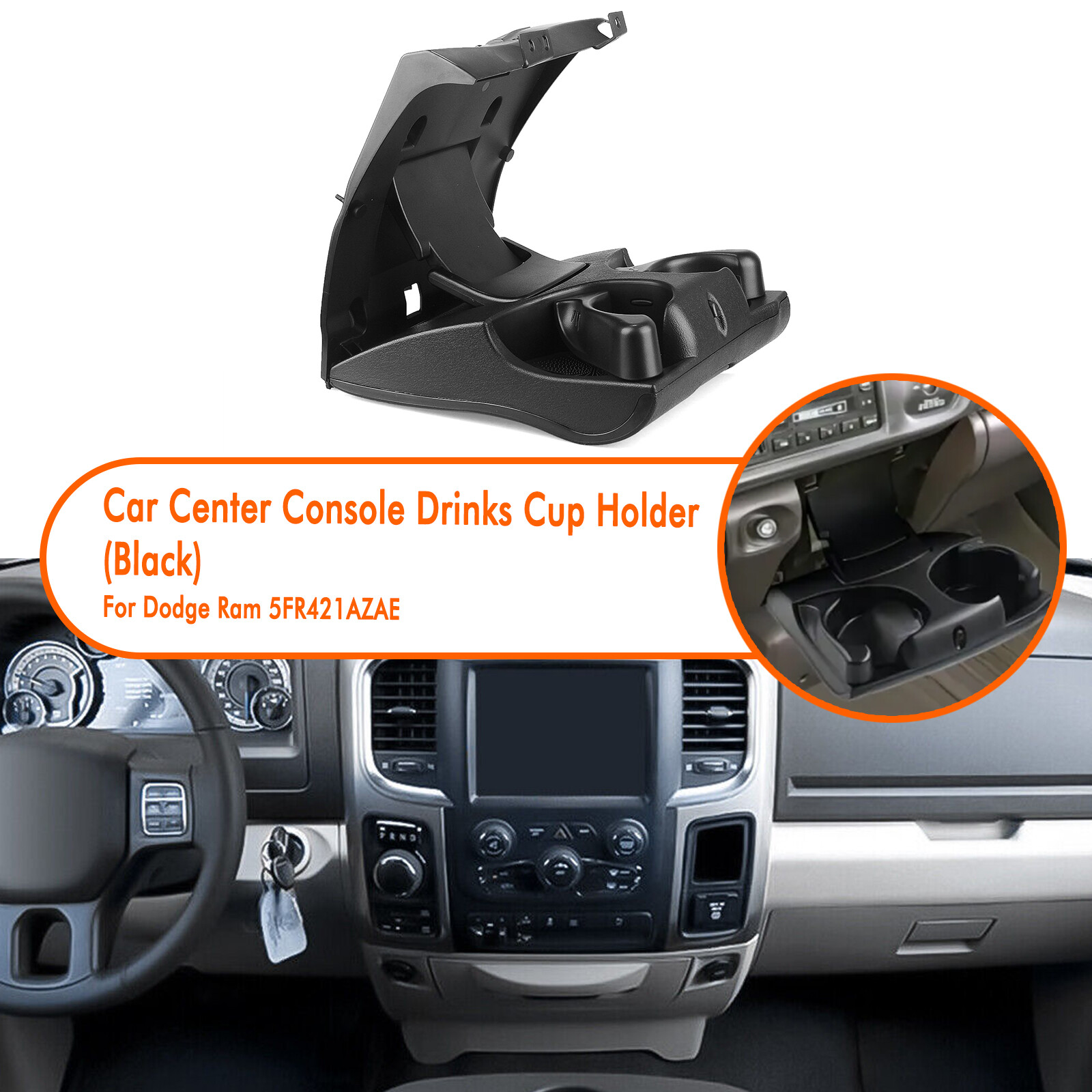 For 1998-2001 Dodge Ram New Cup Holder Instrument Panel Drink - Foto 3