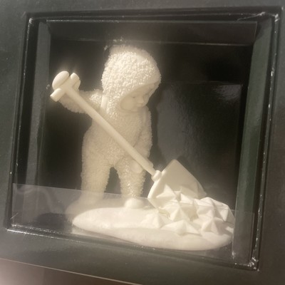 DEPT 56 SNOWBABIES -''SO MUCH WORK TO DO''-RETIRED-In box #6837-3 Bisque Porcelain
