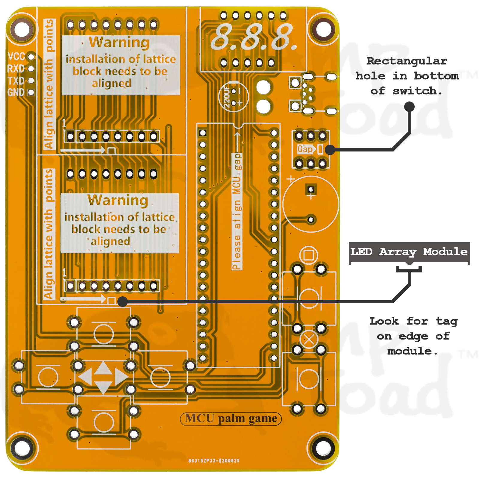 DIY Retro Game Soldering Kit - STEM [SOLDERING REQUIRED]
