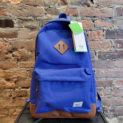 NWT Herschel Herschel Heritage  Backpack - 24L Royal Blue/Tan #11383-05925