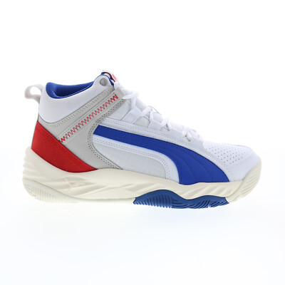 

Puma Rebound Future Evo 37489906 Мужские белые синтетические баскетбольные кроссовки, Белый, Puma Rebound Future Evo