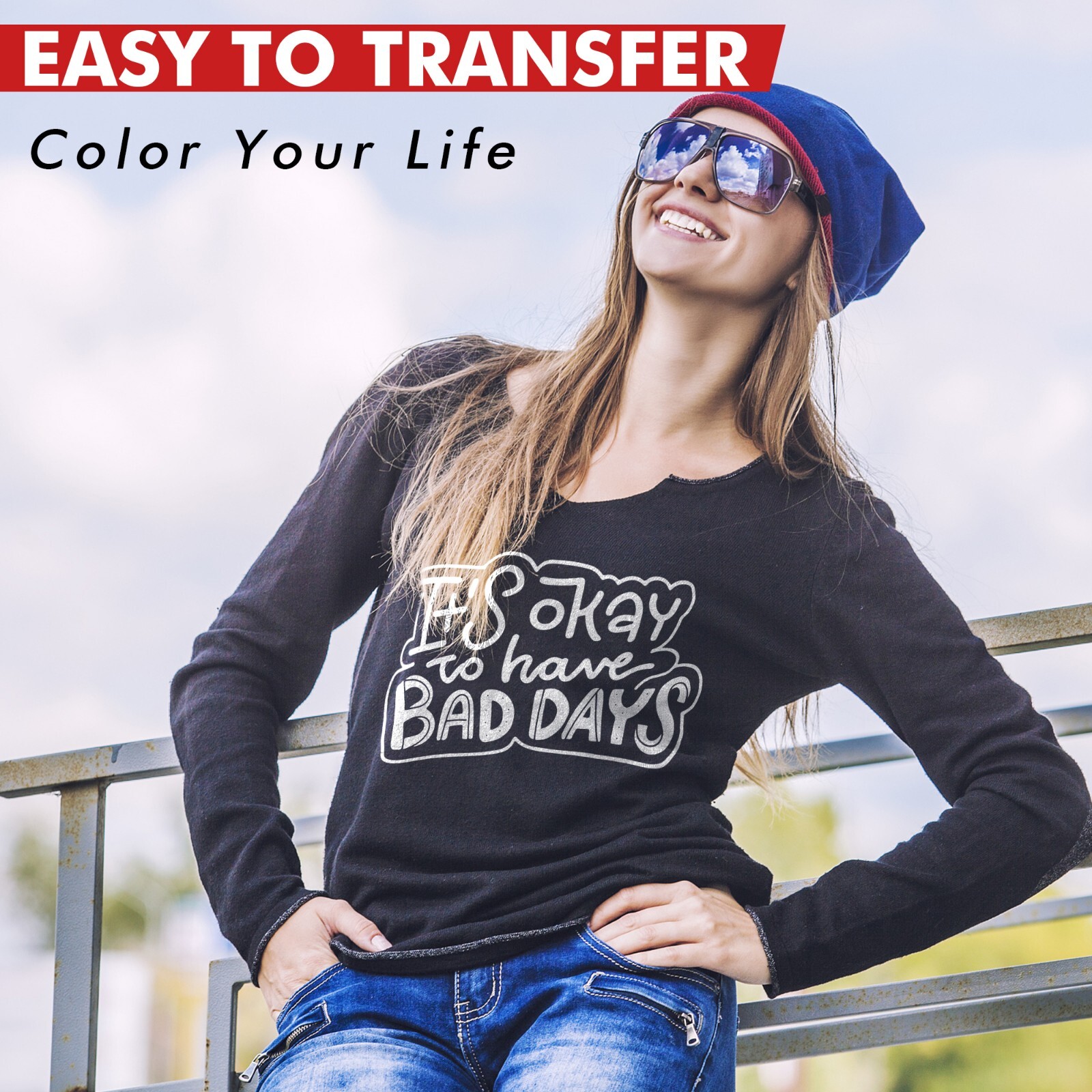 HTV Heat Transfer White Vinyl Roll PU 12"x 8FT-60FT Iron-on Vinyl T-shirt Cricut