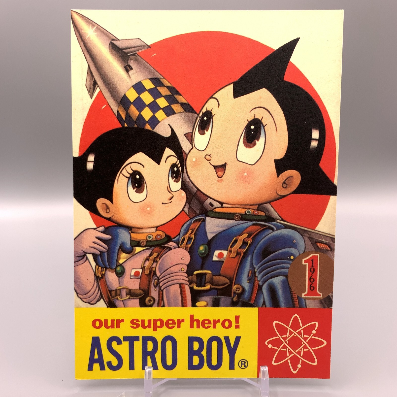 Astro Boy Postcard Vintage Rare Atom Uran Osamu Tezuka Anime