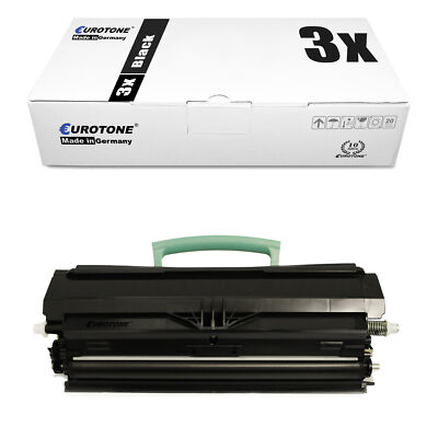 3x ECO Toner ersetzt Lexmark E250A31E