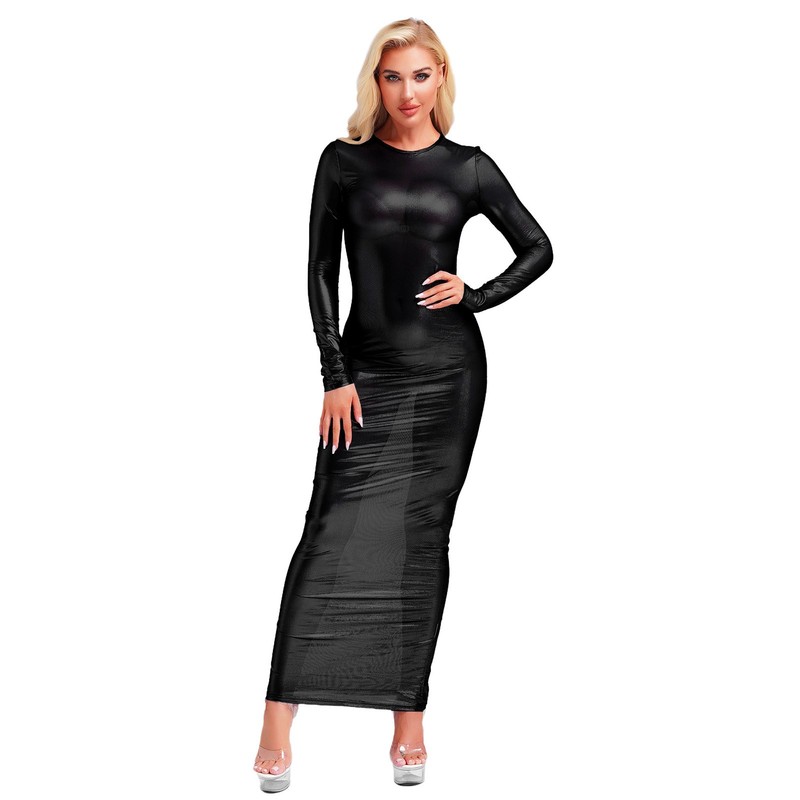 see through metallic dress Glitter Mini Dress for Women: Mesh, Night Out, Party, Sexy, Deep V, Club, Metallic Halter, Trendy Birthday Dress