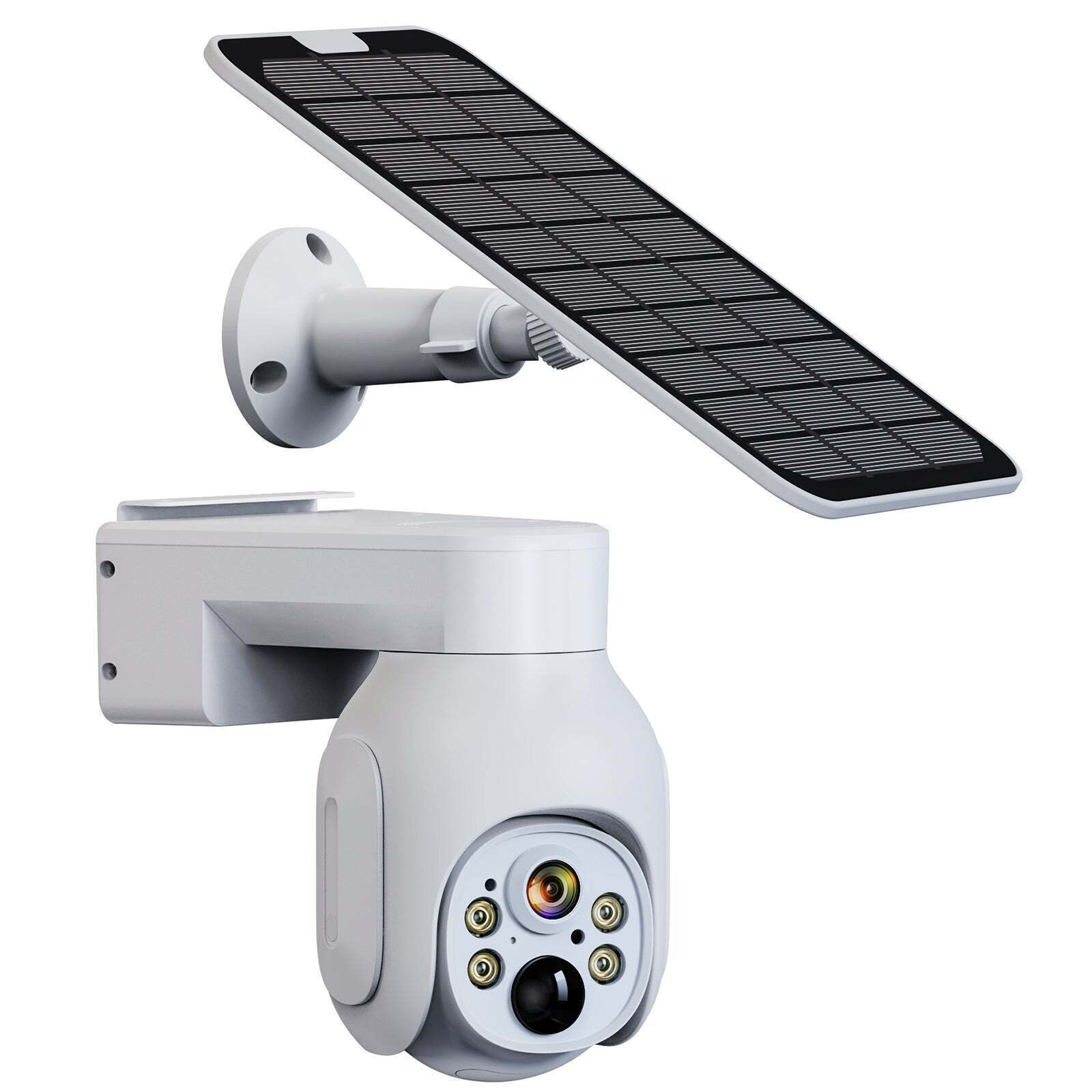 4G LTE Cellular Wireless Security Camera Outdoor 3MP with Solar Panel & SIM Card