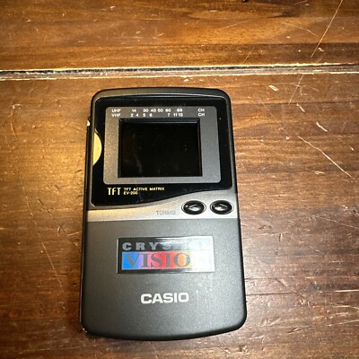 Casio EV-200 LCD color Television 1.8  Screen TFT Active Matrix Works