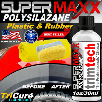 CERAMIC CAR COATING ''PLASTIC & RUBBER'' TRIM RESTORER ADVANCED PROTECTION - KIT