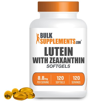 BulkSupplements Lutein with Zeaxanthin Softgels