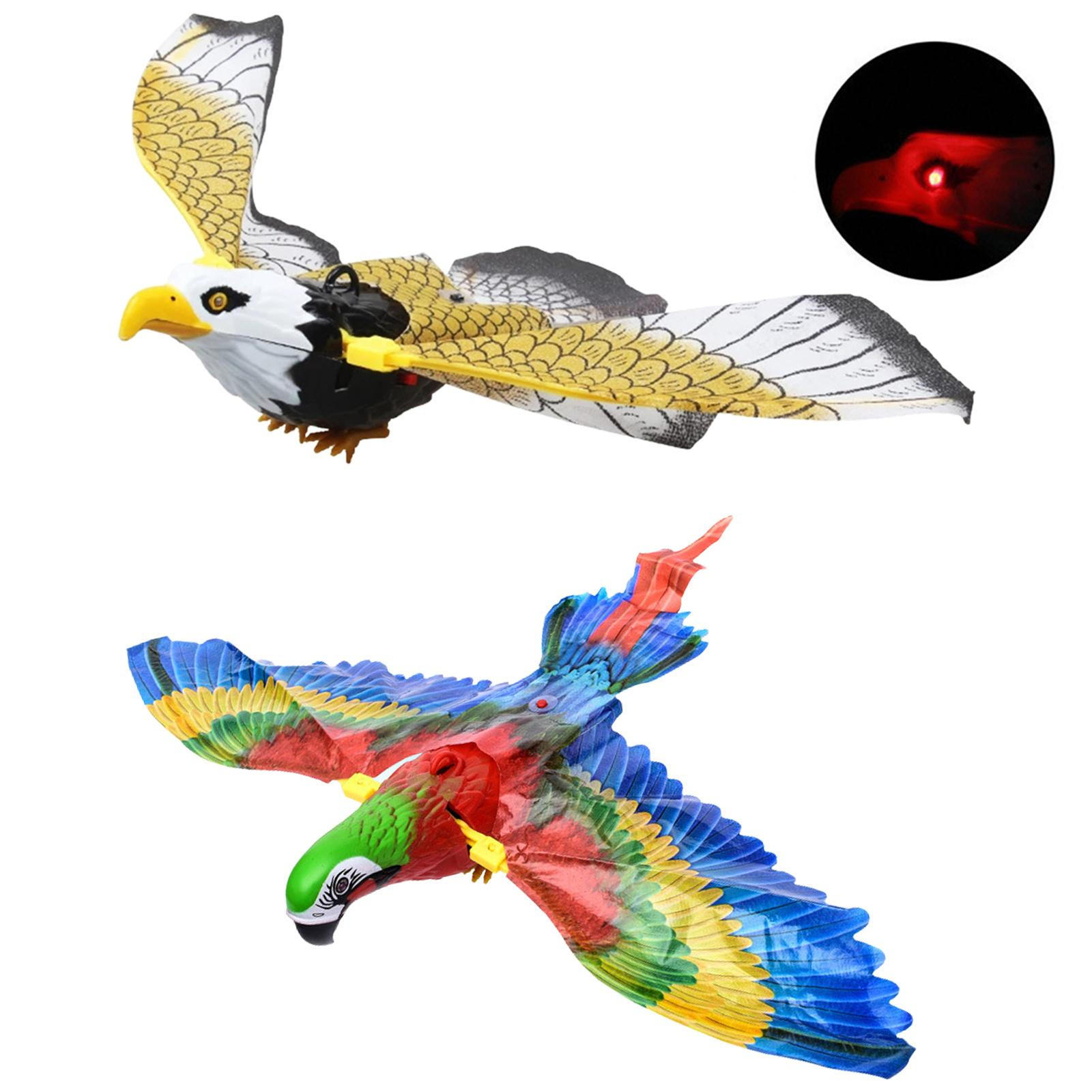 Cat Toy Bird Indoor Interactive Electric Flying Parrot/Eagle Toy Cat Teaser Toy