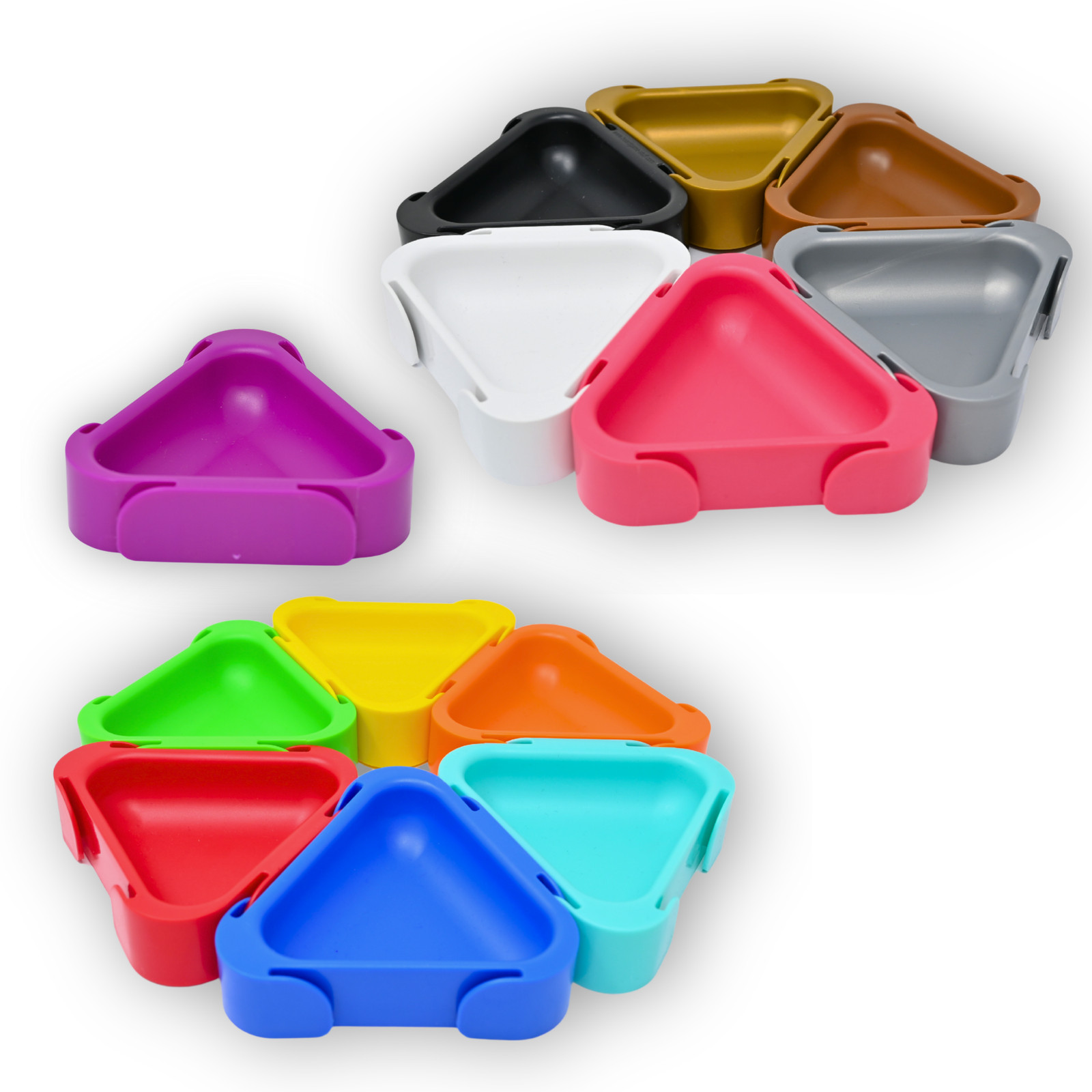 Boardgame Stuff 13er Set Token Trays – Zubehör für Brettspiele & DnD – Schälchen