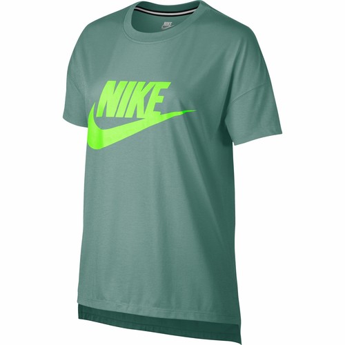 

Женская футболка с коротким рукавом Nike Signal Logo Cannon-Ghost Green 821993-046