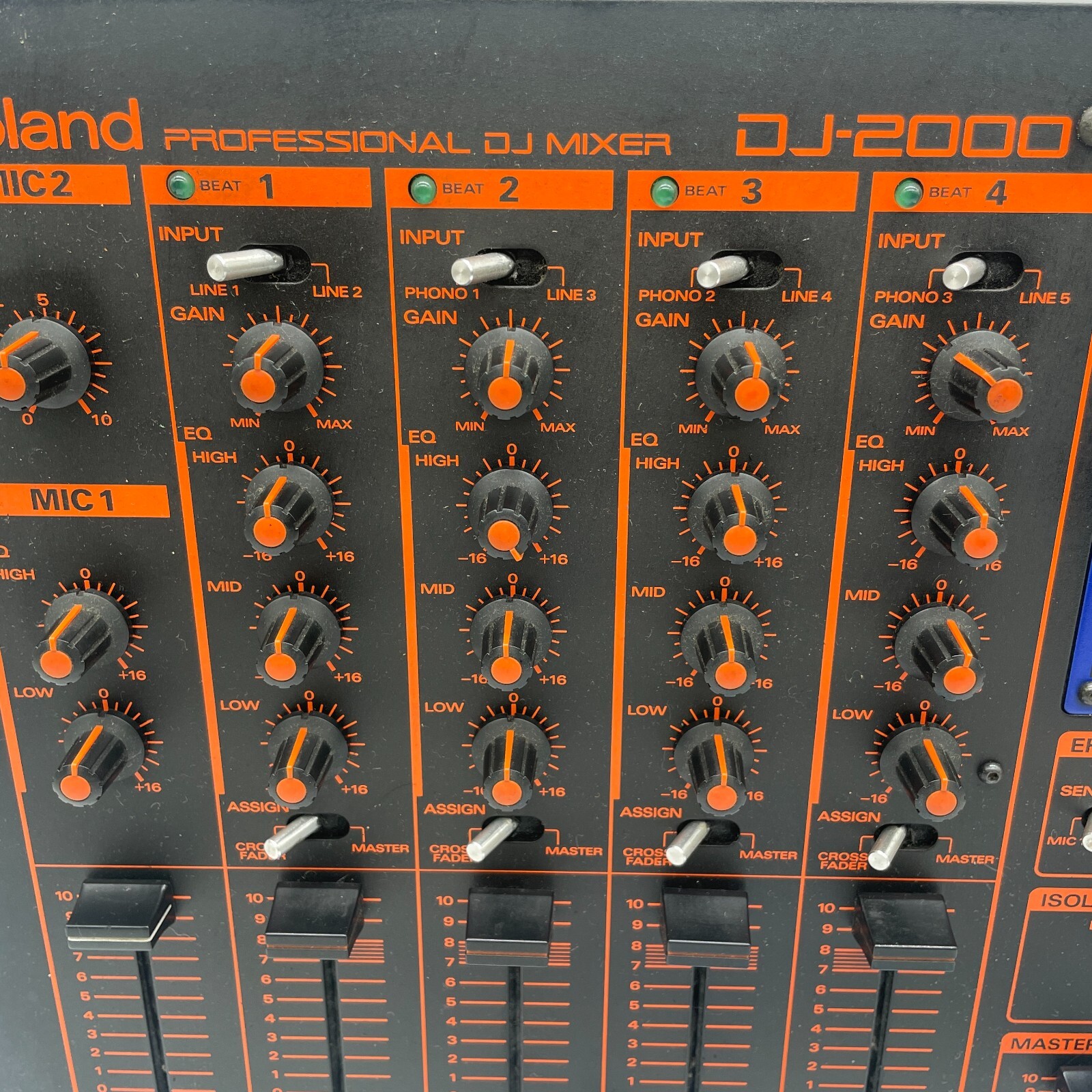 Roland DJ-2000 Professional DJ Mixer 4 channel Mixing DJ