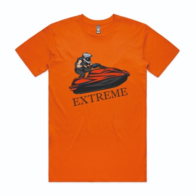 Extreme Jet Ski Printed T Shirt Retro Unisex Adult T Shirt Birthday Gift