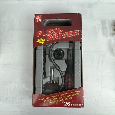 Flexi Driver Snake Screwdriver Flexible Shaft with Sockets Magnetic Ratchet Bit