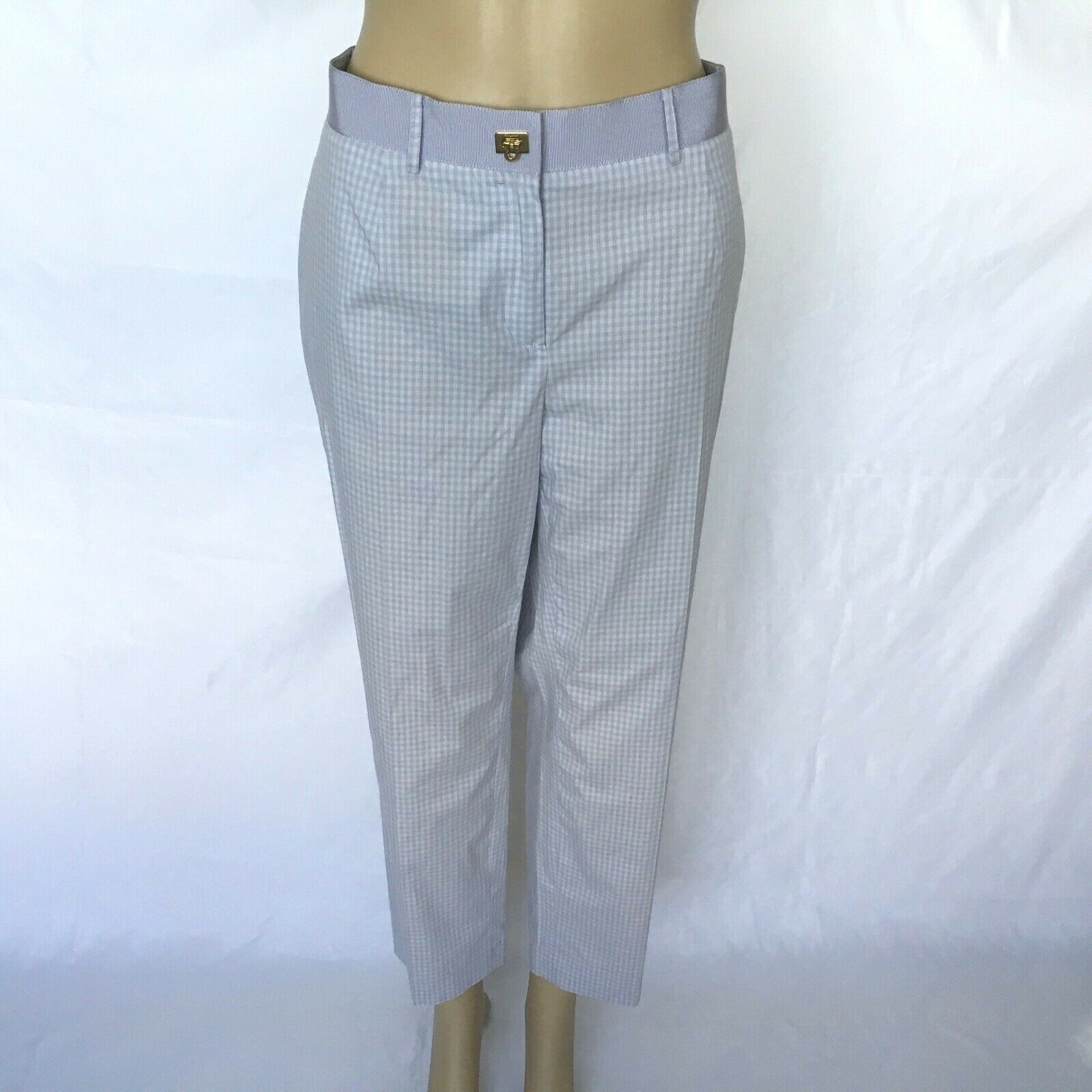Salvatore Ferragamo Woman Stripes Pants Lilac Color Size 42 Salvatore Ferragamo Woman Stripes Pants Lilac Color Size 42