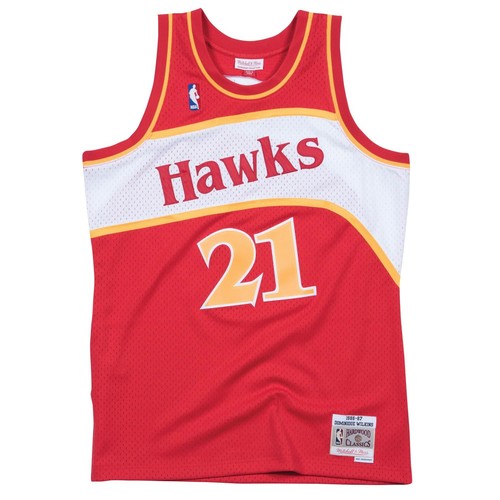 

MITCHELL - NESS NBA SWINGMAN ROAD ДЖЕРСИ ATLANTA HAWKS 86 ДОМИНИК УИЛКИНС, Красный