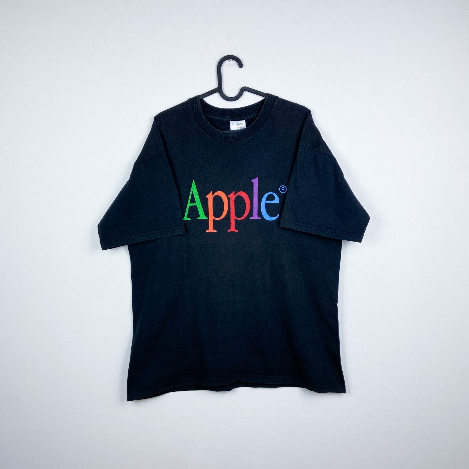 Vintage 90s Apple Rainbow Logo Spell Out Macintosh Computer Vintage 90s Apple Rainbow Logo Spell Out Macintosh Computer