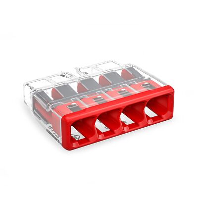 2773-404 | WAGO Wall-Nuts  PUSHWIRE  Splicing Connector | 4-Conductor | 80 Pk
